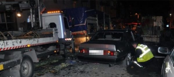 İKAZA UYMAYINCA PAZAR YERİNE DALDI