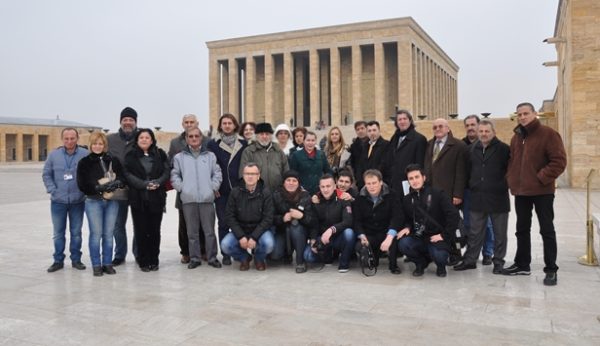 ERDEMİR GAZETECİLERE ANKARA’YI GEZDİRDİ