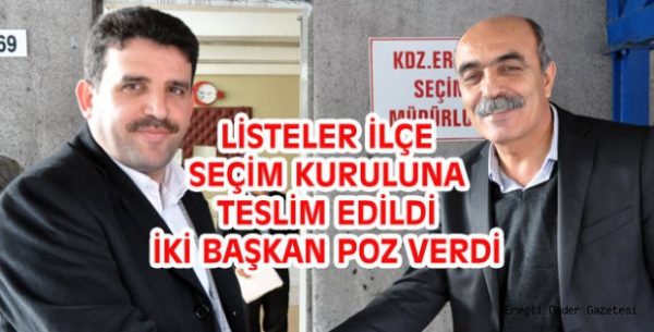 LİSTELER VERİLDİ