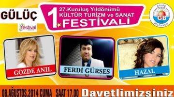 GÜLÜÇ BELEDİYESİ FESTİVAL YAPIYOR