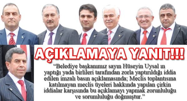 MALUM KİŞİLERDEN AÇIKLAMA, MALUM AÇIKLAMA !
