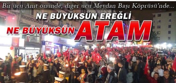 HALK RESMEN GECEYİ AYDINLATTI