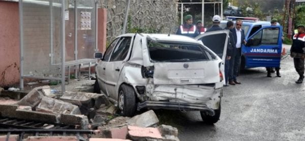 KAZA GÜVENLİK KAMERASINA YANSIDI
