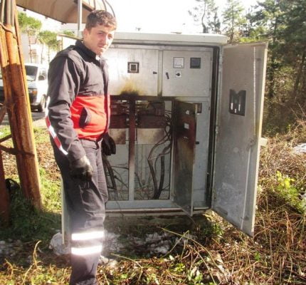 ALAPLI’DA TRAFO PATLADI..!