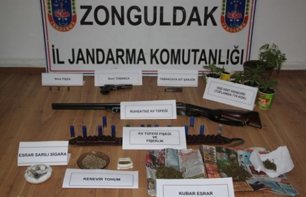 KİLİMLİ’DE UYUŞTURUCU OPERASYONU
