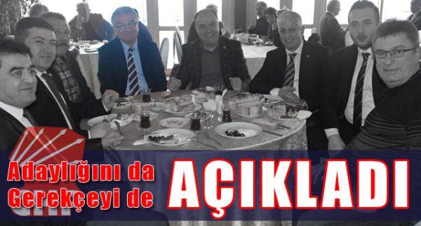 ADAYLIĞINI VE SEBEBİNİ AÇIKLADI