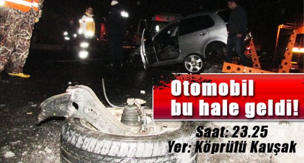 ARAÇ HURDAYA DÖNDÜ..!