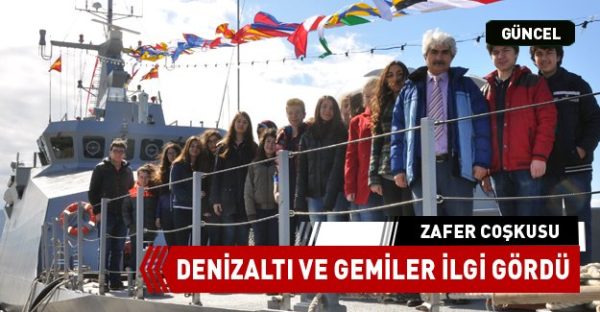 ASKERİ GEMİLERE İLGİ BÜYÜK..!