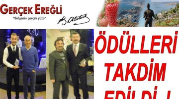 ÖDÜLLERİNİ ALDILAR..!