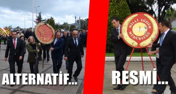 HEM RESMİ HEMDE ALTERNATİF TÖREN VARDI..!