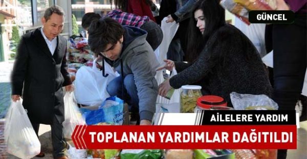 YARDIMLAR DAĞITILDI..!