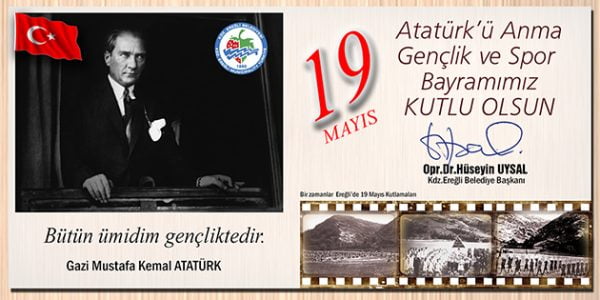 BELEDİYE BAŞKANI 19 MAYIS’I KUTLADI..!