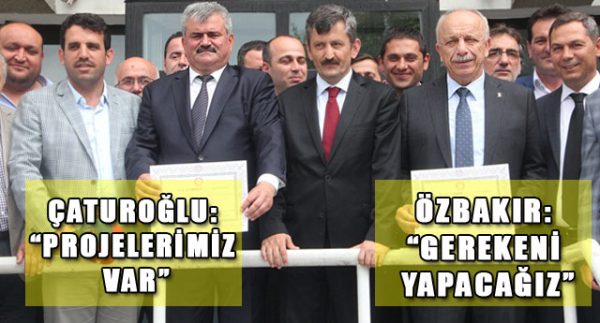 ÇATUROĞLU VE ÖZBAKIR MAZBATALARINI ALDILAR..!