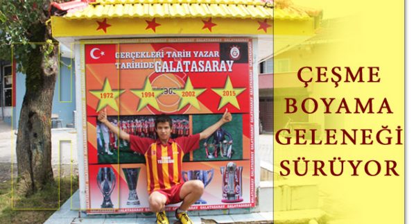 ÇEŞME BOYANDI..!
