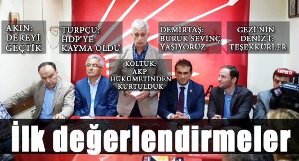 CHP DURUM DEĞERLENDİRMESİ YAPTI..!