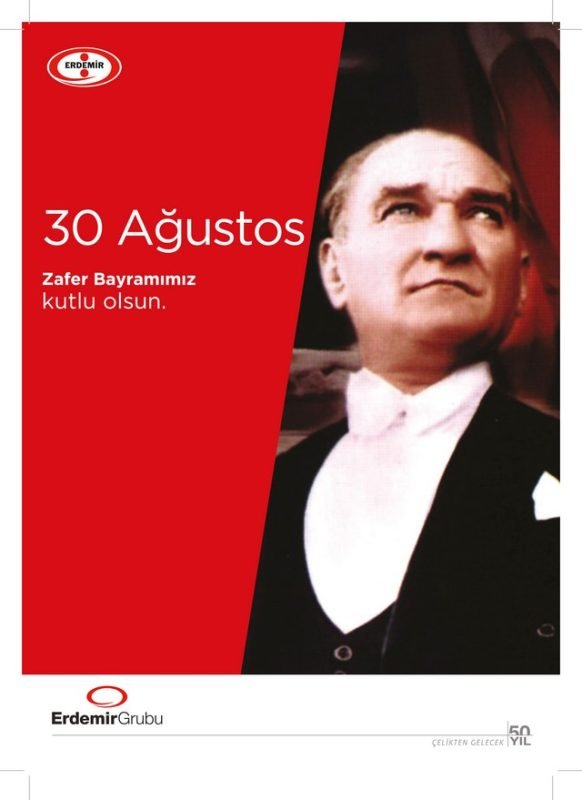 ERDEMİR ZAFER BAYRAMINI KUTLADI