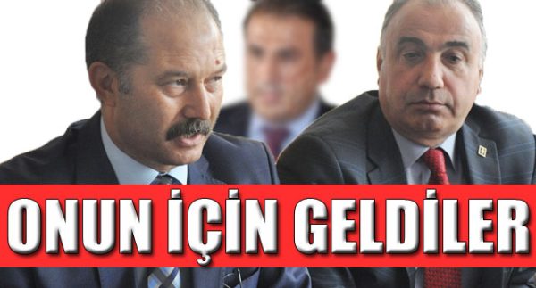 DESTEK VERMEYE GELDİLER