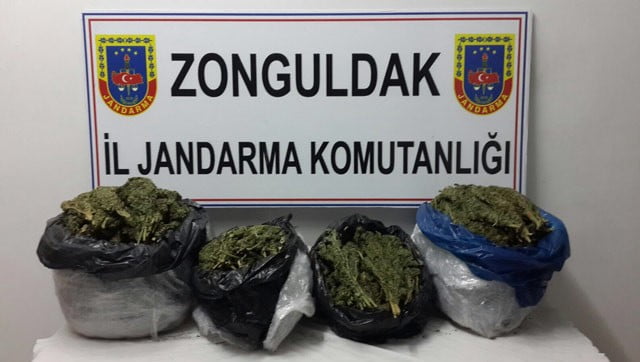 ALAPLI’DA 13 KİLO ESRAR..!