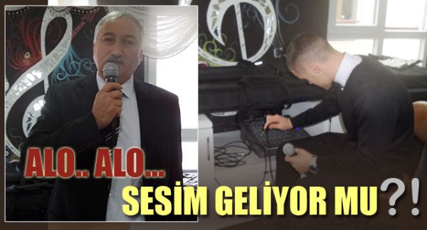 ETKİNLİK IN, SES DÜZENİ OUT..!