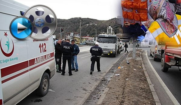 YAŞLI ADAMA ÇARPTI..!