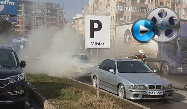 BİR ANDA ALEV ALDI..!