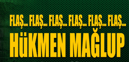 KEPEZSPOR HÜKMEN MAĞLUP..!