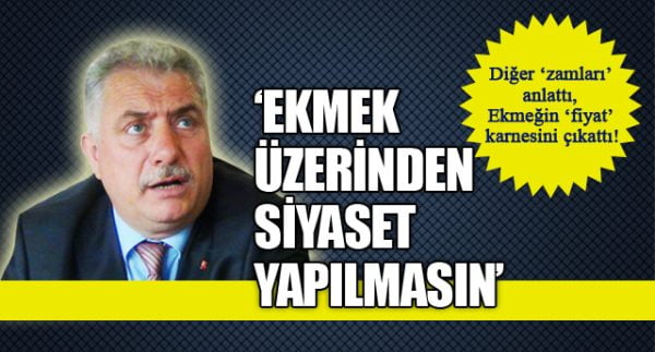 SİYASET YAPILMASIN..!