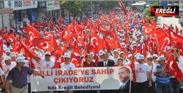 ZONGULDAK MİTİNGİNE, EREĞLİ DAMGA VURDU…