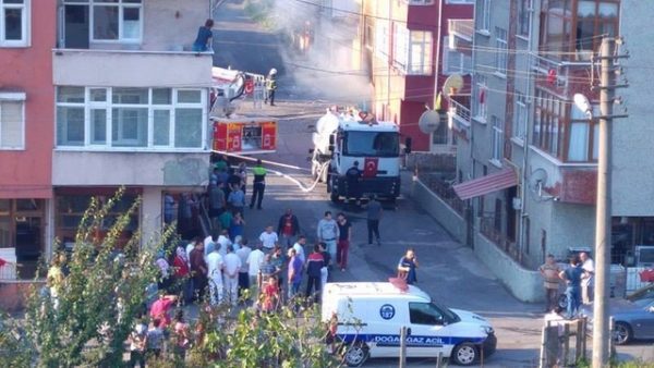 KAVAKLIK PATLAMA 1YARALI VE BİNALAR HASAR GÖRDÜ.