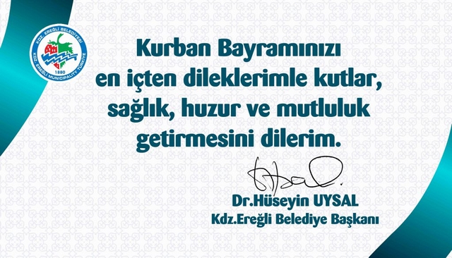BAŞKAN UYSAL’IN KURBAN BAYRAMI MESAJI..