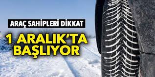 KIŞ LASTİĞİ OLMAYAN YANDI..