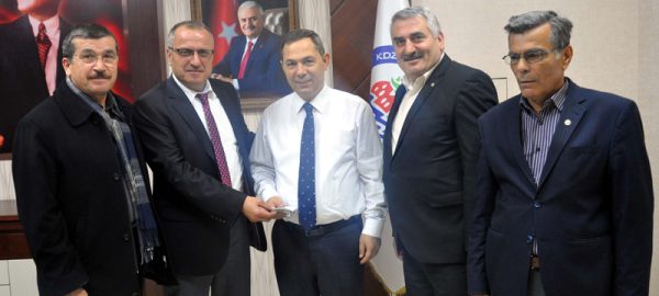 MUHTARLARDA DESTEK VERDİ
