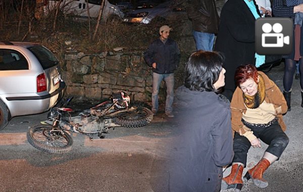 ÇARPTI VE AĞLADI