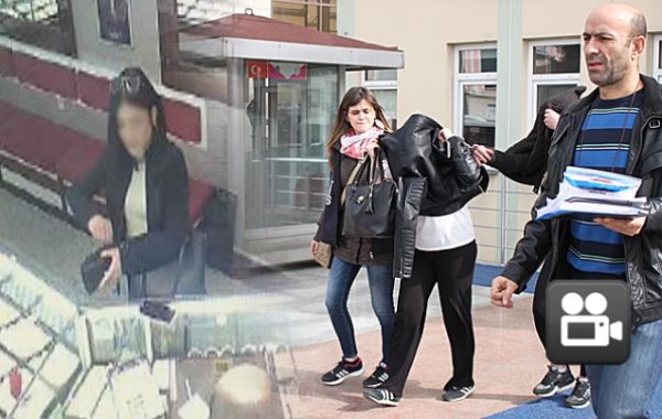 ÖNCE KAMERALARA SONRA POLİSE YAKALANDILAR