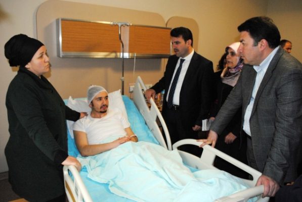 HASTANEYİ ZİYARET ETTİLER