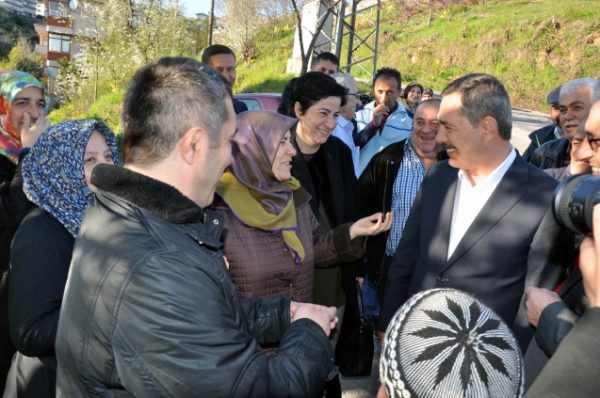 SAKİNDERE HALKI İLE BULUŞTU