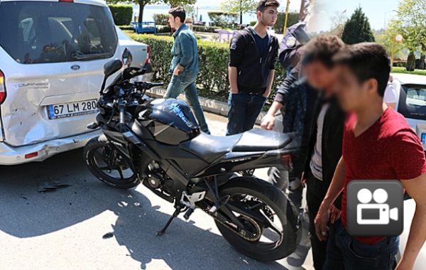 YİNE MOTOSİKLET KAZASI
