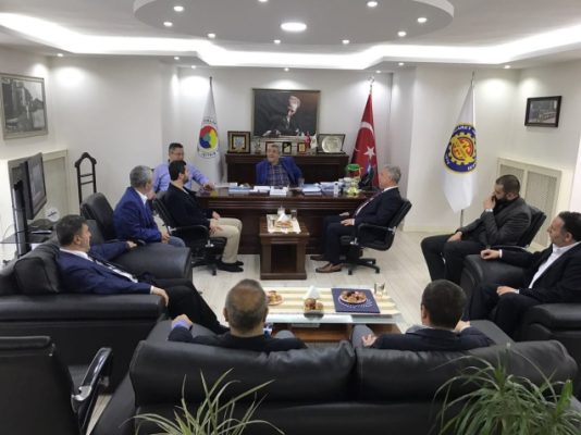 MHP YÖNETİMİ ZİYARETLERE DEVAM EDİYOR..