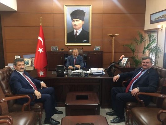 ÇATUROĞLU, İL BAŞKANI ZEKİ TOSUN İLE BİRLİKTE ZONGULDAK VALİSİ ALİ KABAN’I VE TSO’YU ZİYARET ETTİ VE İSTİŞARELERDE BULUNDU..