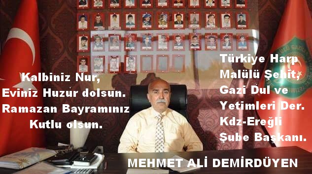 MEHMET ALA� DEMA�RDA?YEN ,BAYRAM MESAJI..