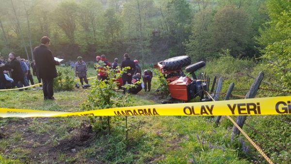 TRAKTA�R KAZASINDA 1 KA�AzA� A�LDA?