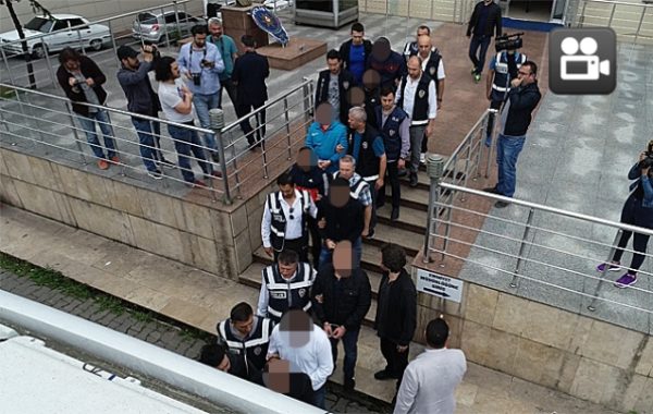 14 KİŞİ ADLİYEYE SEVK EDİLDİ