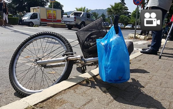 BİSİKLET SÜRÜCÜSÜ YARALANDI