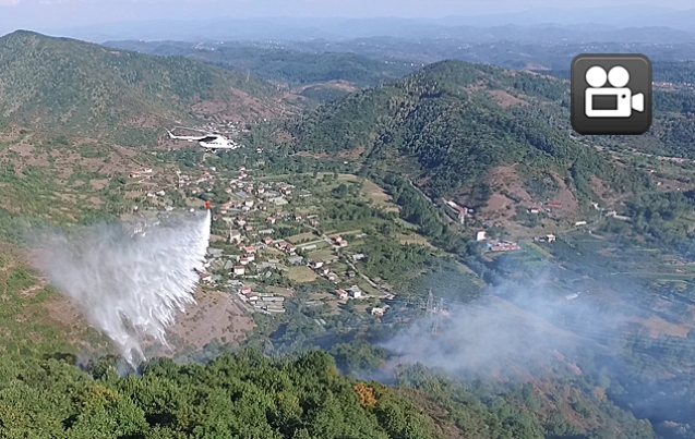 YARAŞLI YÖRÜK’TE ORMAN YANGINI…