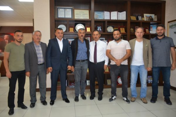 ŞEHİT BABASINDAN UYSAL’A ZİYARET…
