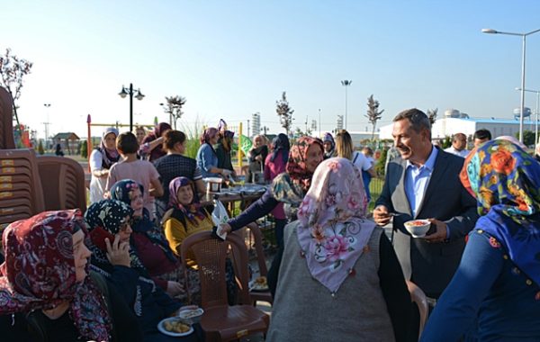 UYSAL, AŞURE GÜNÜNE KATILDI…