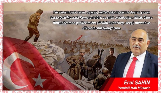 ŞAHİN’İN GAZİLER GÜNÜ MESAJI