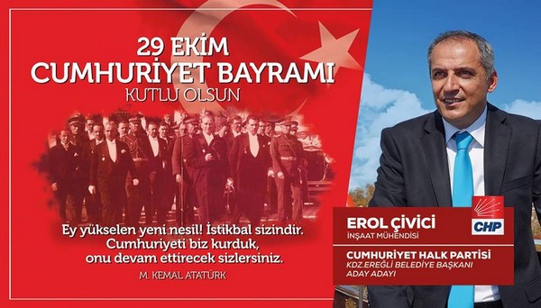 ÇİVİCİ’DEN CUMHURİYET BAYRAMI MESAJI…