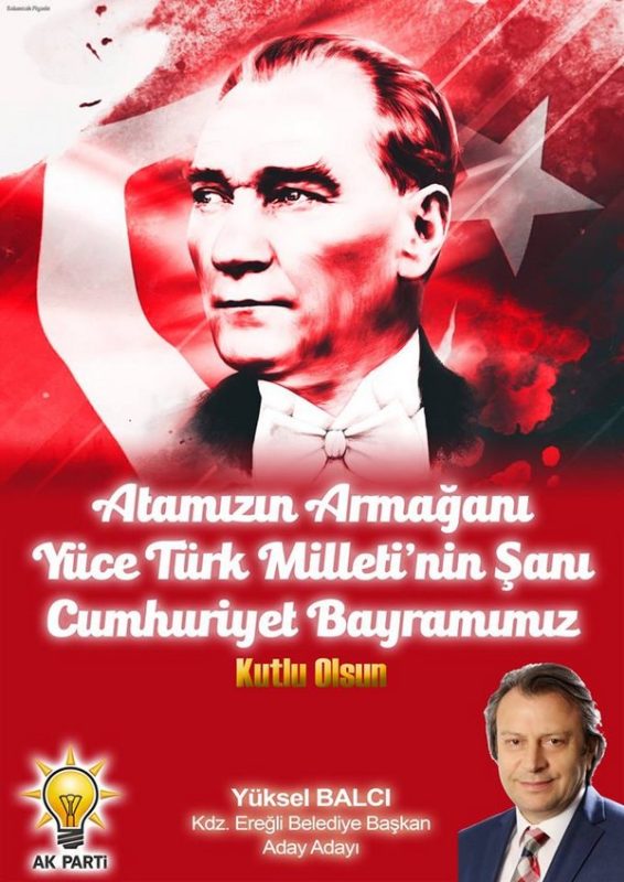 BALCI’DAN CUMHURİYET BAYRAMI MESAJI…