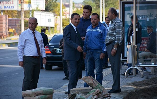 ÇALIŞMALARI YERİNDE TAKİP ETTİ